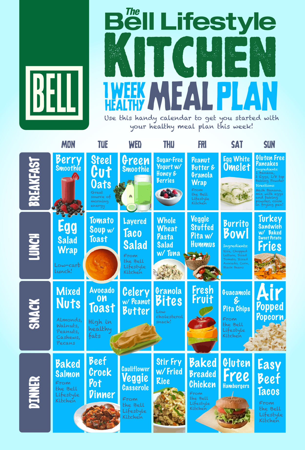 Food Diet Chart For Lady